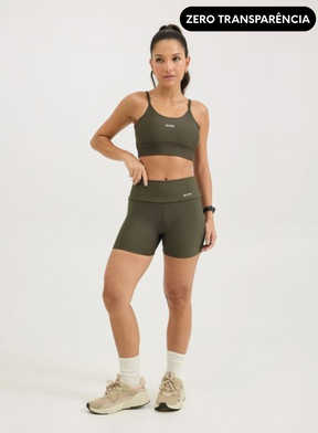 Conjunto feminino fitness short + top elite