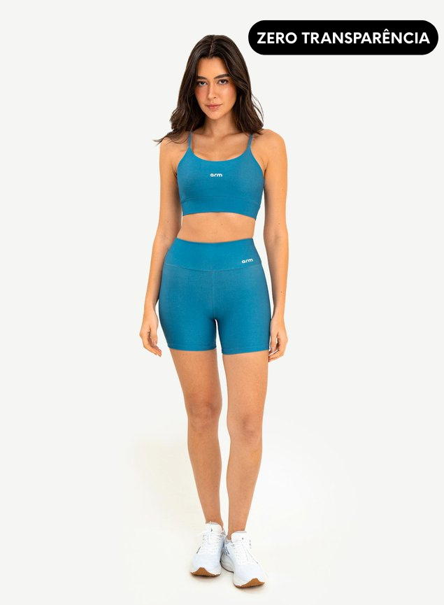 Conjunto Short Blackout +Top Alça Digital Urbana