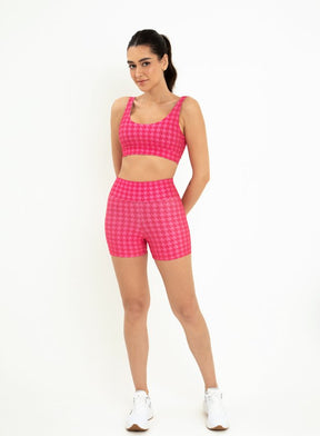 Conjunto Short Blackout +Top Decote U Estampa Digital Inspiração