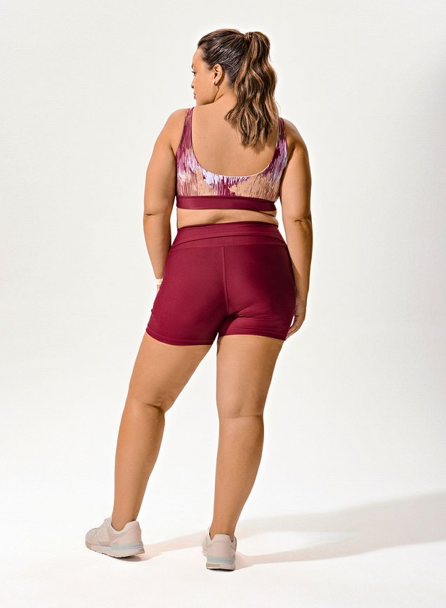 Conjunto Short Blackout +Top Decote U Digital Impulso
