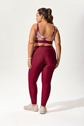 Conjunto Legging Blackout +Top Decote U Impulso
