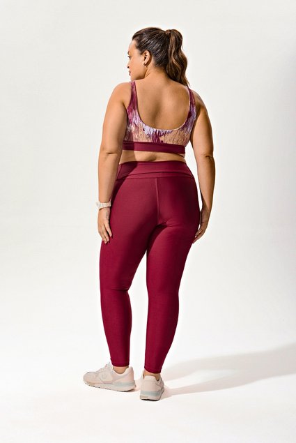 Conjunto Legging Blackout +Top Decote U Impulso