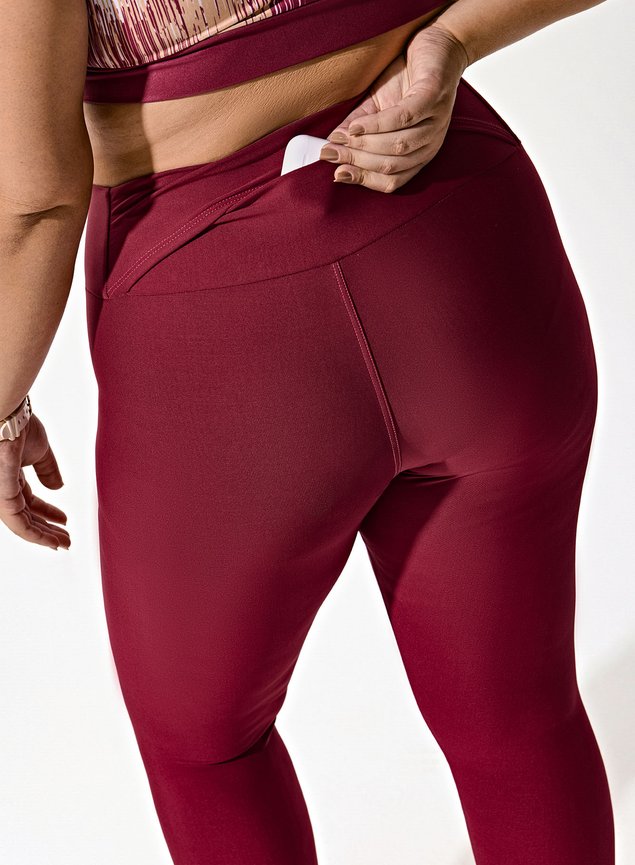 Conjunto Legging Blackout +Top Decote U Impulso